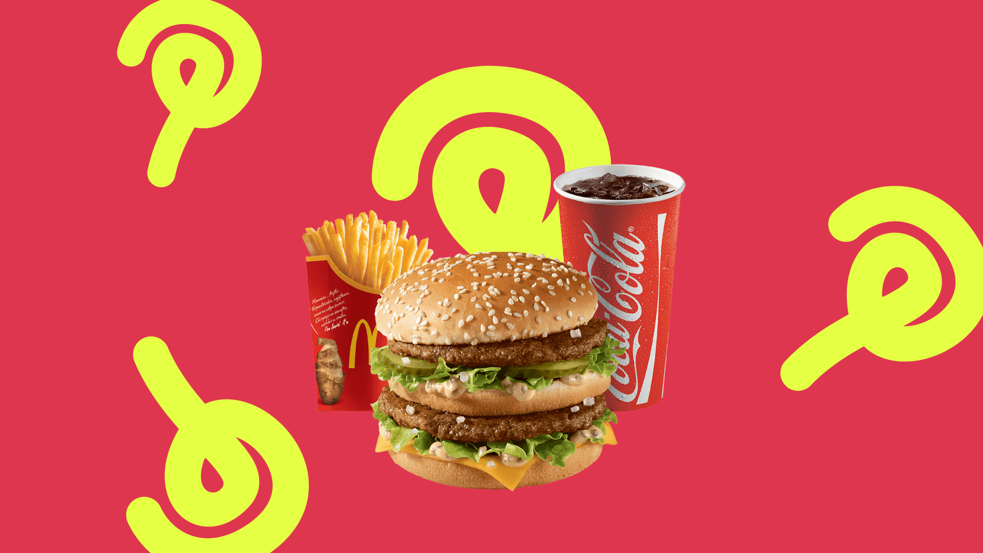 This is a collage by We Create Content that shows a McDonald's burger, fries and a Coke for a story about how global brands fail in Vietnam