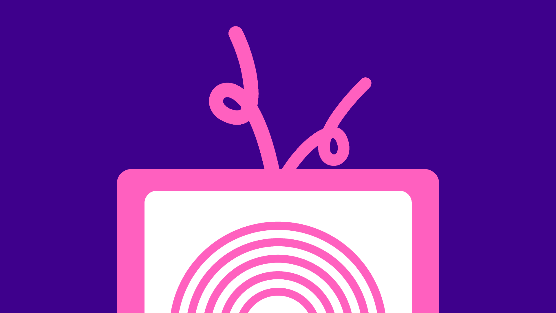 This is a graphical image of a television using WCC elements