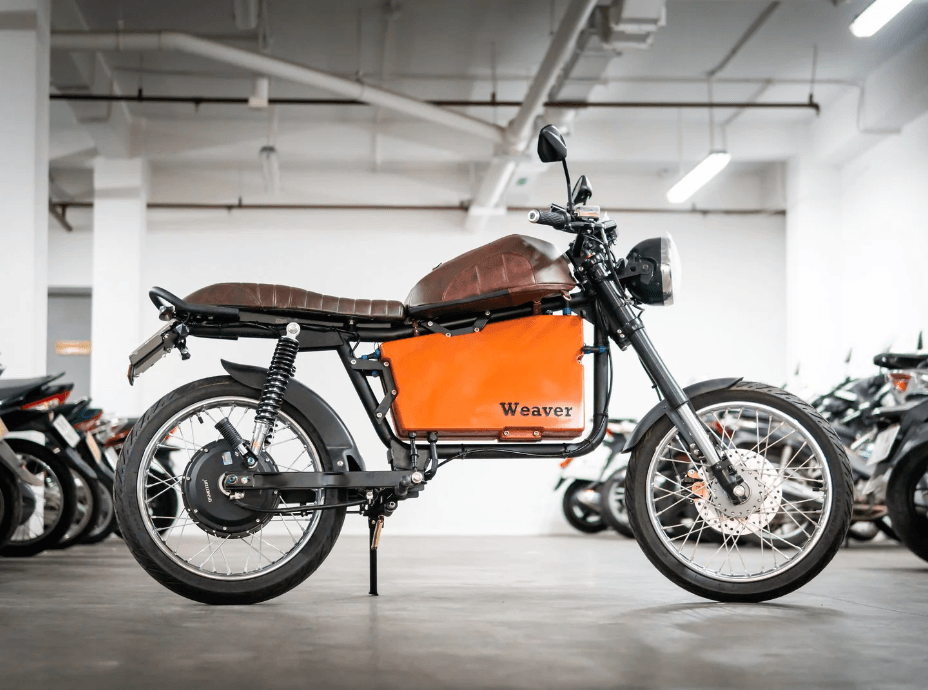 This is an image of The Weaver - an electric motorbike by Vietnam's Dat Bike