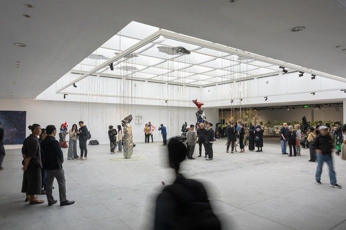 This is an image of an exhibition at VCCA, in Hanoi